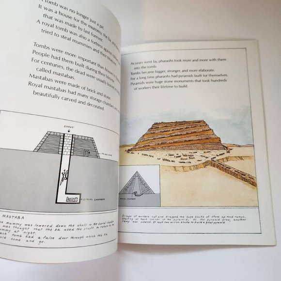 Mummies Made in Egypt by Aliki (1985, Trade Paperback) Vintage - Picture 5 of 8